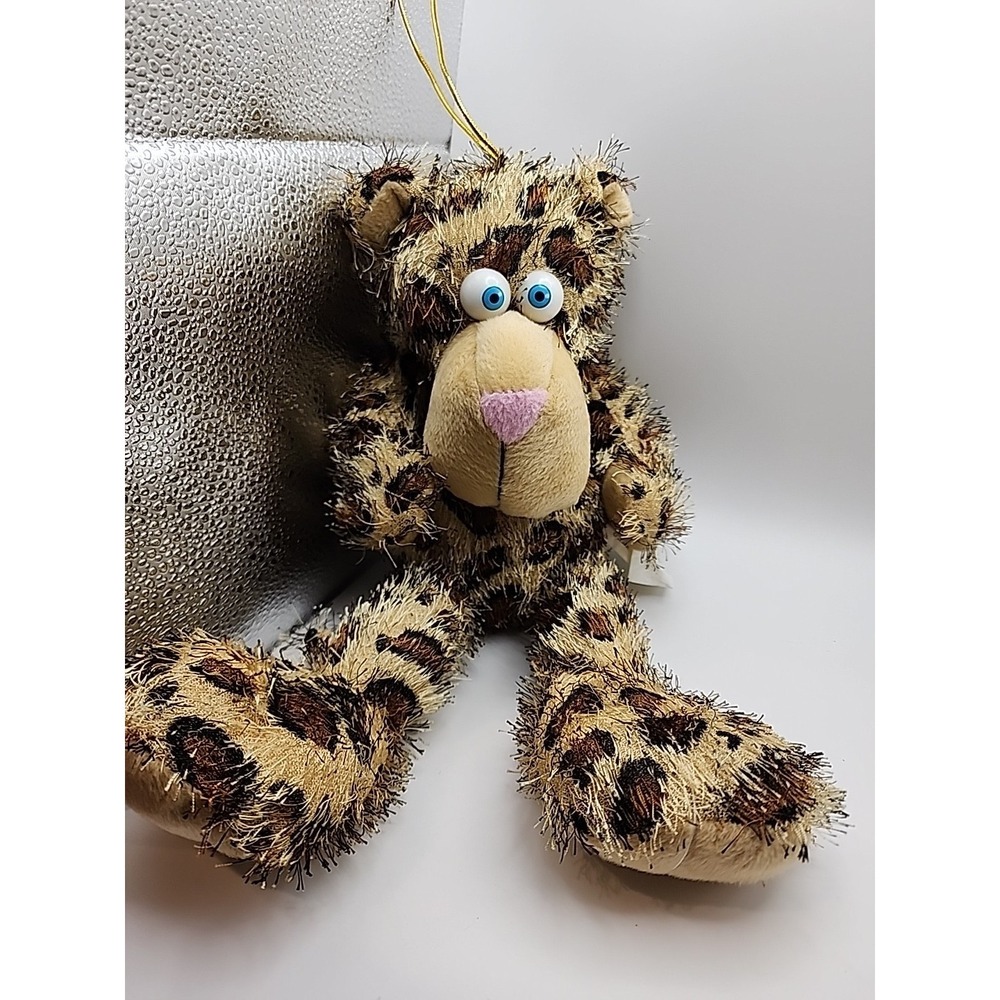 Toy Network Plush Cheetah Jaguar Leopard 2006 Googly Eyed